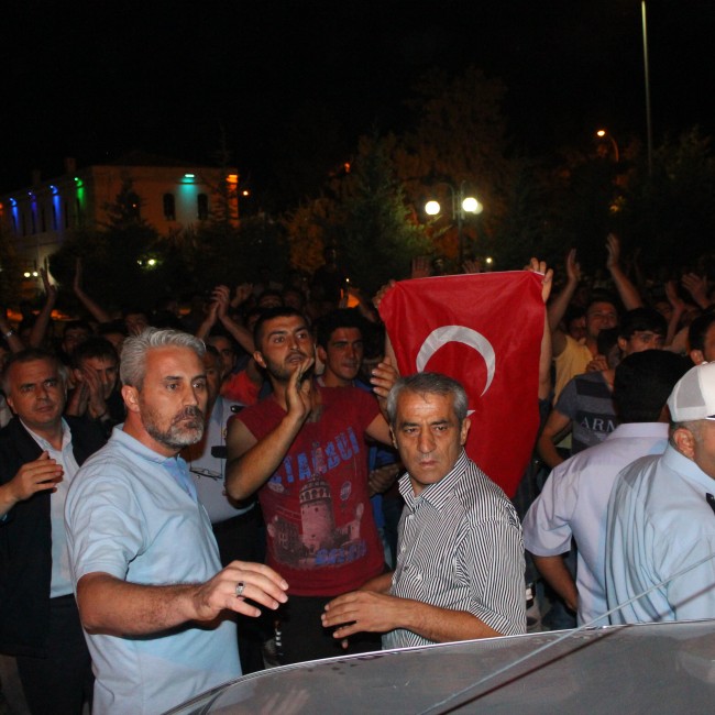 Terör saldırısı sonrası Ilgın’nın protestosu çok sert oldu.