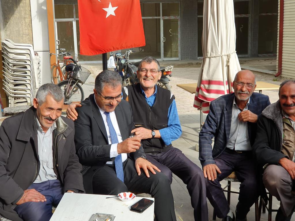 Halkın içinde olan bir Başkan..