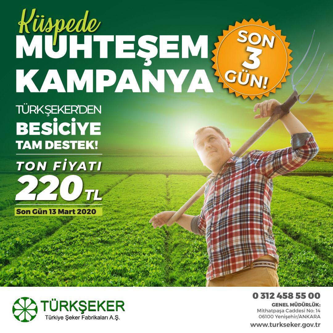 Ilgın Şeker Fabrikası Küsbe Satışlarında Kampanya Başlattı.