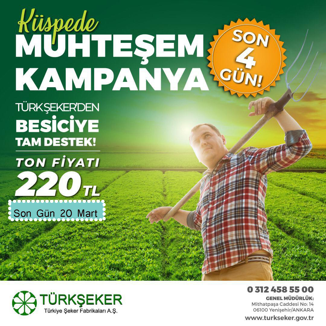Ilgın Şeker Fabrikası Küspe Satış Kampanyasını uzattı.