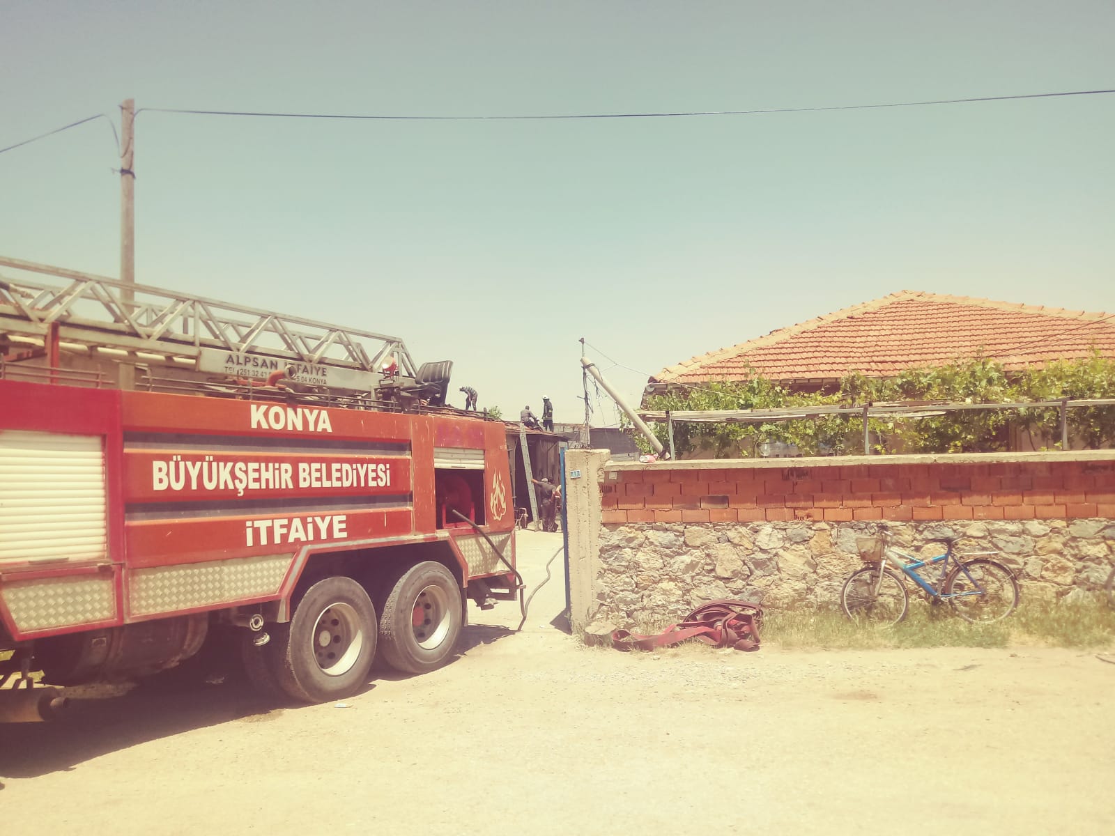 ”Argıthanın’da korkutan yangın,,
